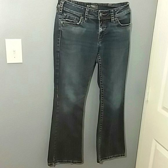 Silver Jeans Suki blue jeans women's size 30Wx30L indigo mid rise medium washed - Picture 1 of 9